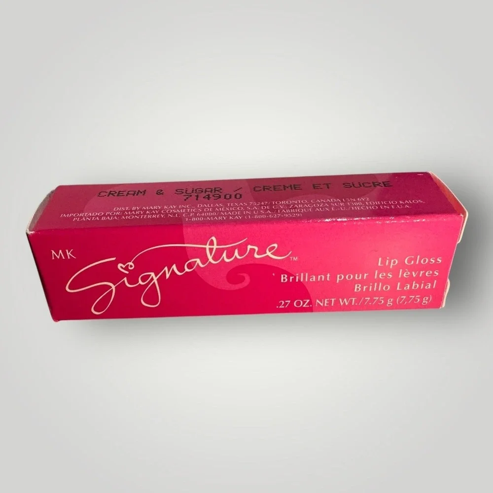 Mary Kay‎ Signature Lip Gloss Cream & Sugar 714900 0.27 oz High Shine New